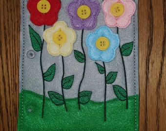 Flower Quiet book page (Basic)