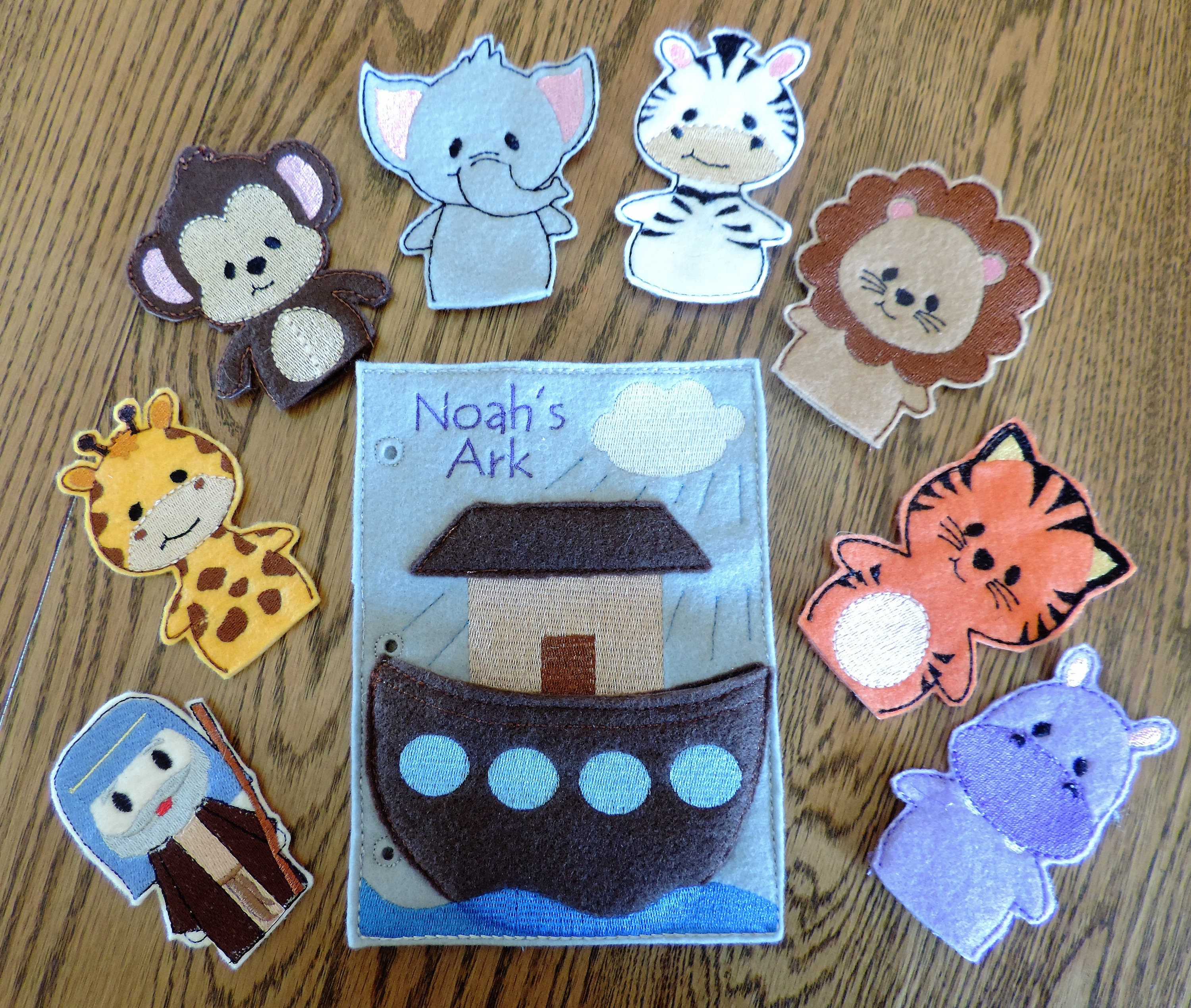 Noah and the Ark Quiet Book Page (premium) - Etsy