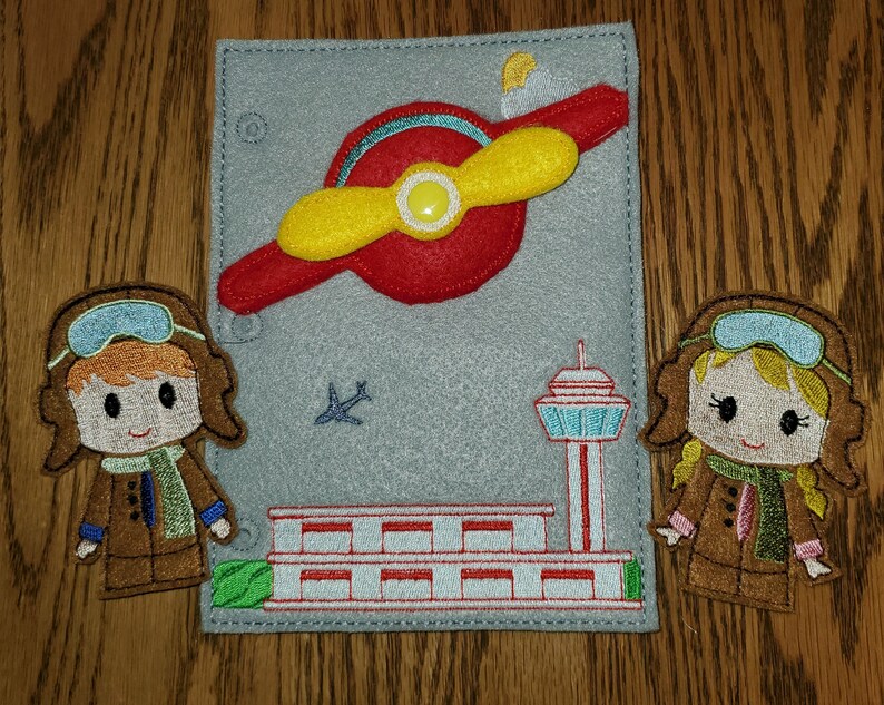 Basic Airport Quiet book page