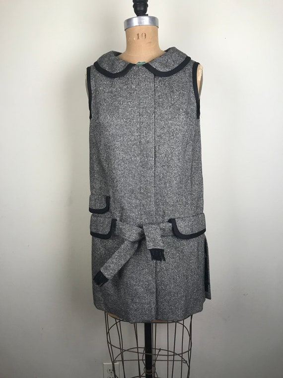 Vintage 1960s 60s Tweed vest top Mam’selle by Bet… - image 5