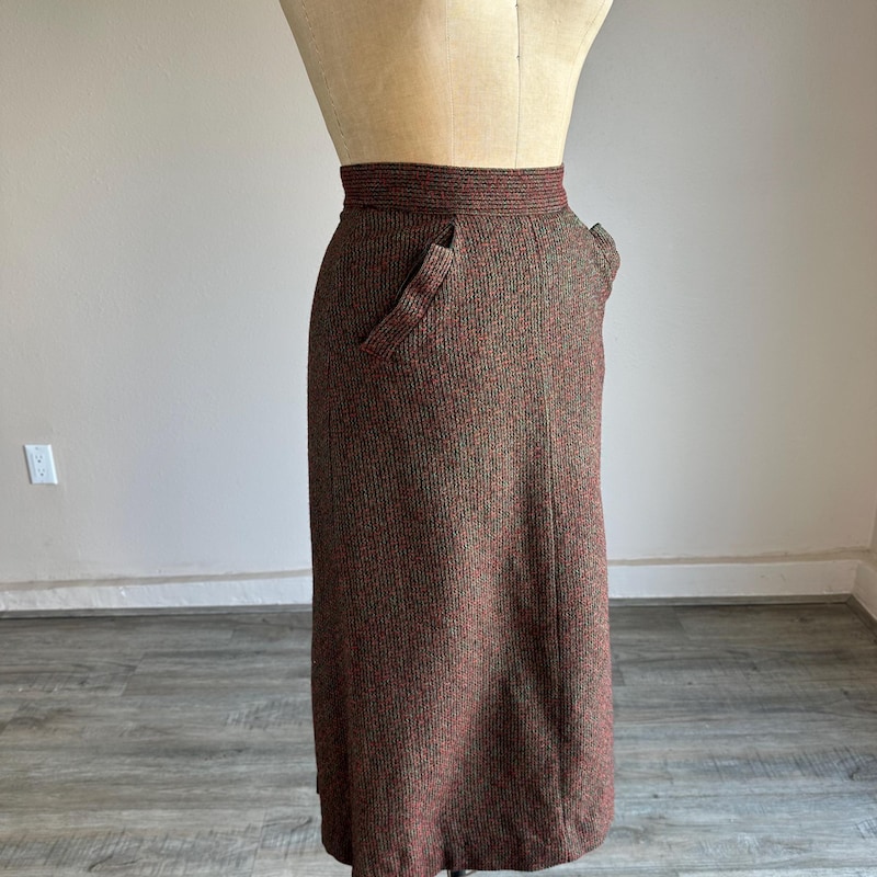 1950s Perfect Pencil Skirt - Bottle Green