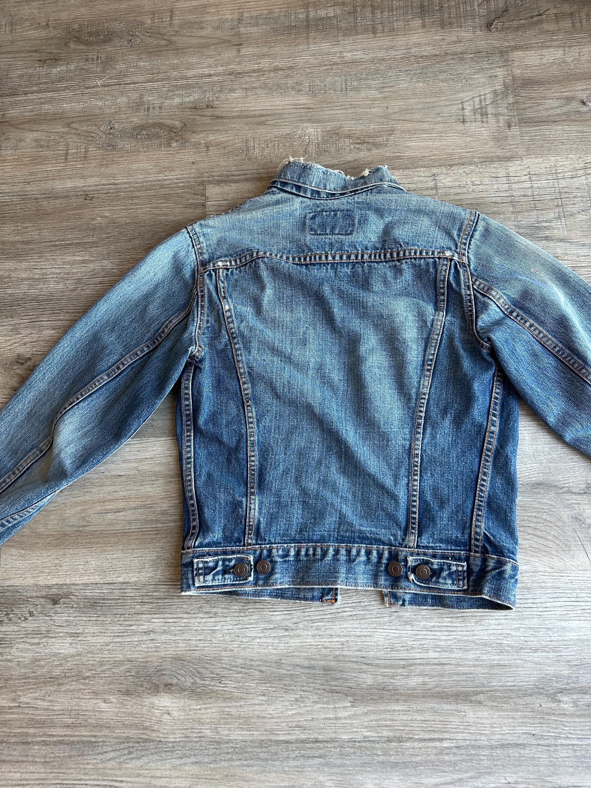 Vintage 1960's 60's 1970's 70's Levi's Big E 70505 Denim Trucker