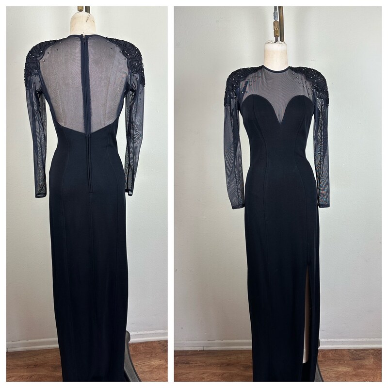 TADASHI 2000s corset gown