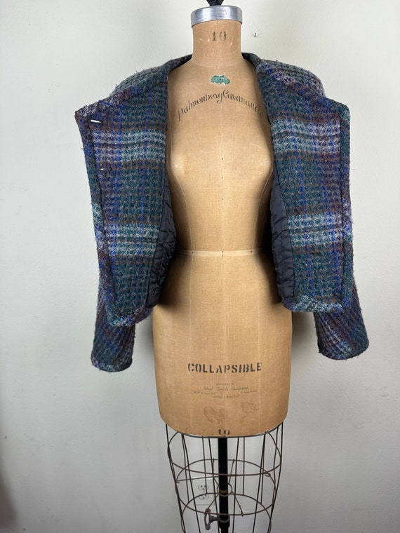 Vintage 1980s 80s Emanuel Ungaro wool and mohair … - image 7