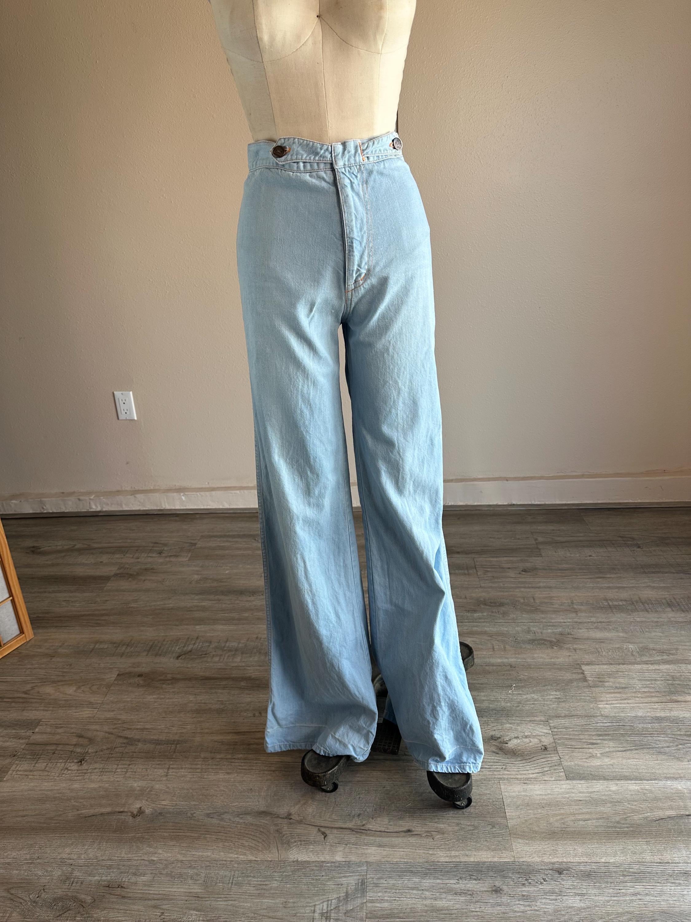 Chemin De Fer Vintage Jeans - Etsy
