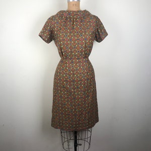 Vintage 1960s 60s cotton day dress image 2