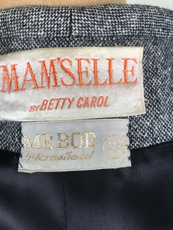 Vintage 1960s 60s Tweed vest top Mam’selle by Bet… - image 2