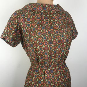 Vintage 1960s 60s cotton day dress image 5