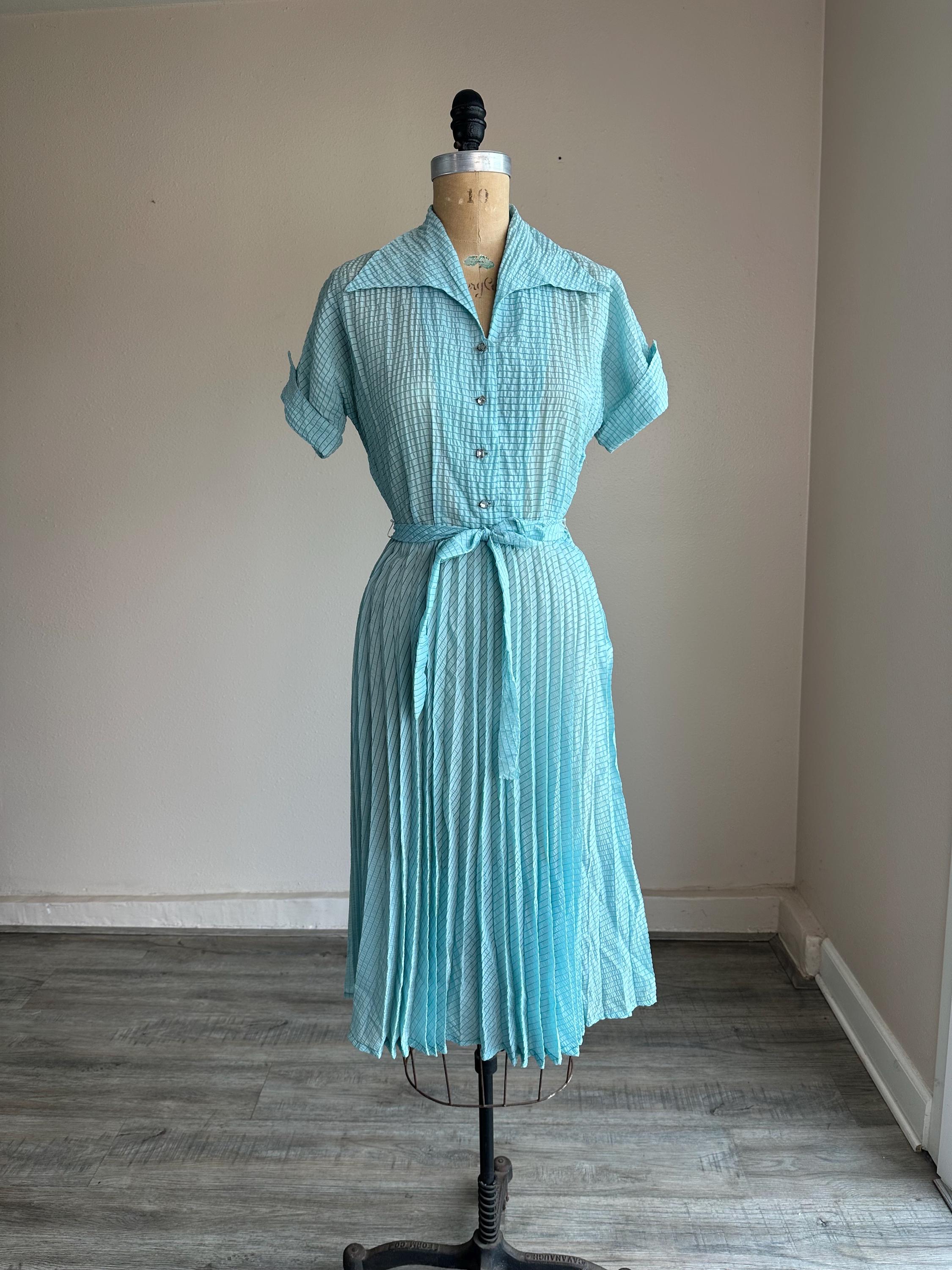 Pale Aqua Dress - Etsy Pale Aqua Dress - Etsy