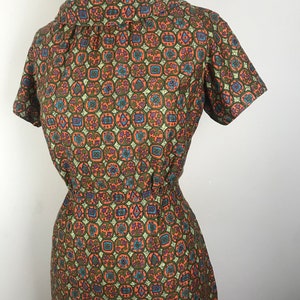 Vintage 1960s 60s cotton day dress image 6