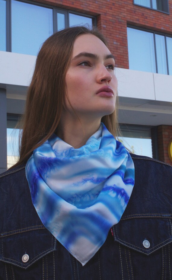 Printed 2024 scarves etsy