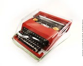 MEDIUM HEAVY DUTY Transparent Cover for Olivetti Valentine - Dust Cover