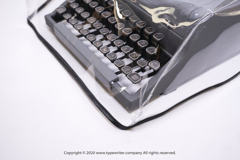 The Dust Cover MEDIUM Transparent Dust Cover for Typewriter Etsy