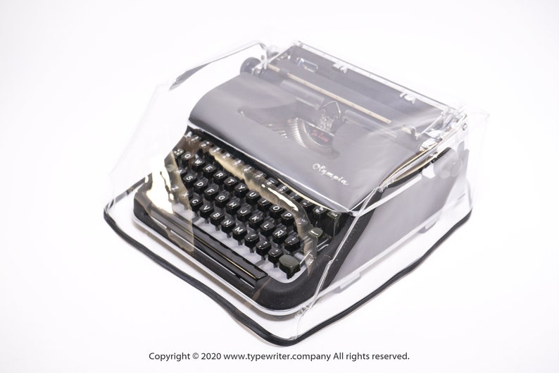 The Dust Cover MEDIUM Transparent Cover for Typewriter Etsy Australia