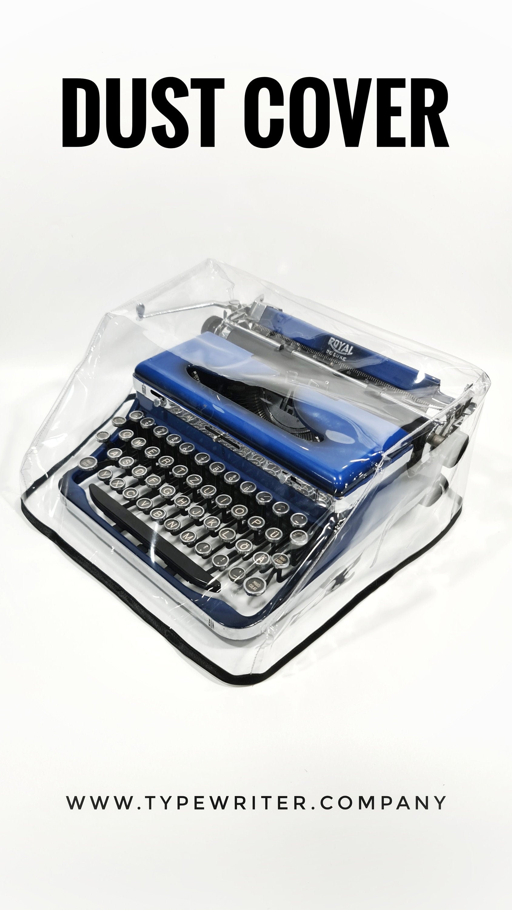 The Dust Cover MEDIUM Transparent Cover for Typewriter Royal Etsy