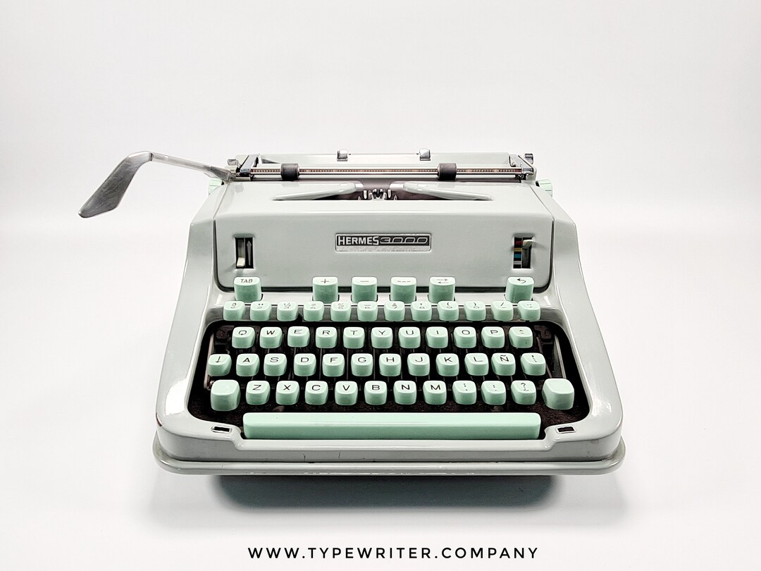 ICONIC HERMES 3000 Typewriter Second Generation Working Etsy