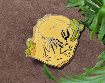 Pin's Fossile Dinosaure Velociraptor (Hard Enamel)