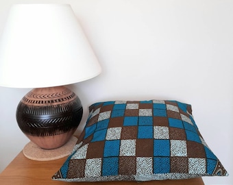 Cushion cover African wax print fabric 45 cm