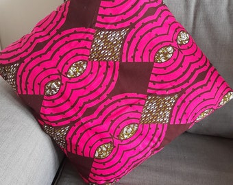 Cushion cover African wax print fabric 45 cm