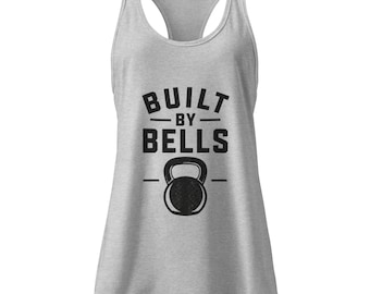 Canotta da corsa Built By Bells - Maglietta Kettlebell - Maglietta fitness Built By Bells Kettlebell Fitness Shirt