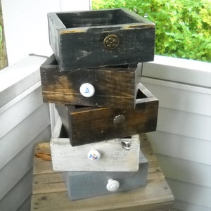 Rustic Handmade Centerpiece Table Decor with Knobs,CandleHolder,Holiday Decor,Planter Box., ***Wedding centerpiece boxes** Made To Order