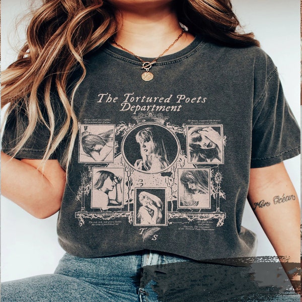 Vintage Y2k - Taylor The Tortured Poets Department Shirt, TS New Album, Gift for Swiftie Fan, Ts New Album Shirt, TTPD Merch.