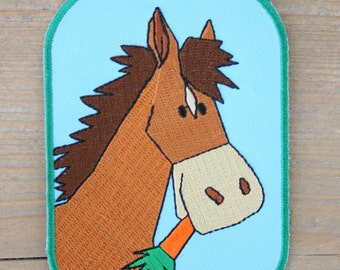 Henry the Horse | knee patch | iron on | horse girl | horse lover's gift