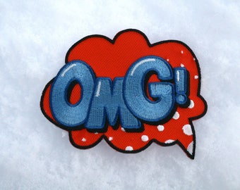 Oh my gosh! Its an iron-on Patch! | OMG | knee patch | iron on |