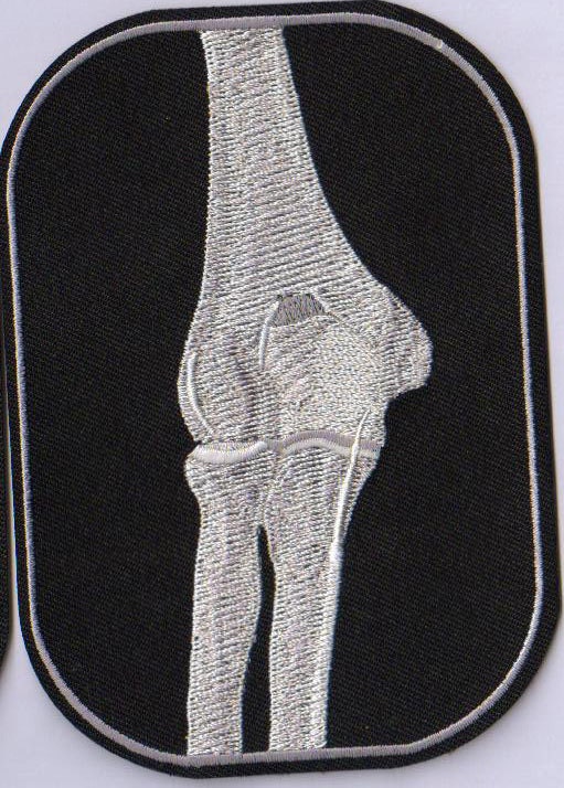 X-ray Knee Patch Iron-on Radiology Broken Bone Doctor Ouch