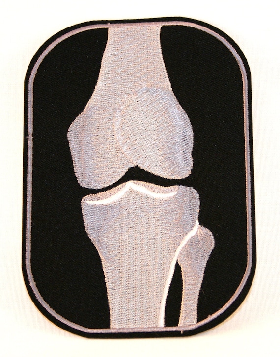 X-ray Knee Patch Iron-on Radiology Broken Bone Doctor Ouch Emergency Room  Radiograph Röntgen 