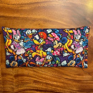 Microwaveable heating pad, Aromatherapy, Warm/Cold Therapy. Natural Pain Relief. Flax seed, Cotton, Choice Of Essential Oil. Disneyland.
