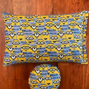 Microwaveable heating pad, Warm/Cold Therapy. FAB (Feel All-Better) Bags 4 Kids. Flannel, Cotton, Flaxseed, Essential oils. Kids cartoon.