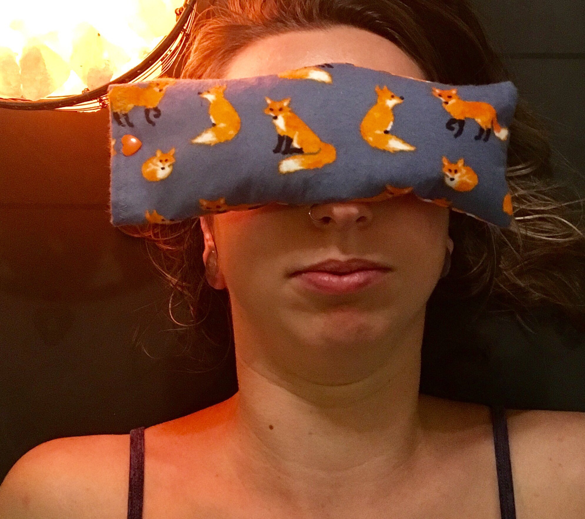 Yoga Microwavable Eye Therapy Bag Eye Pillow Removable Etsy