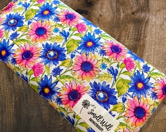 Spring Blossoms, Warm/Cold Therapy Bag, Microwavable, Heating Pad, Aromatherapy, Pain Management, Cold Bag, Flax & Rice Filling