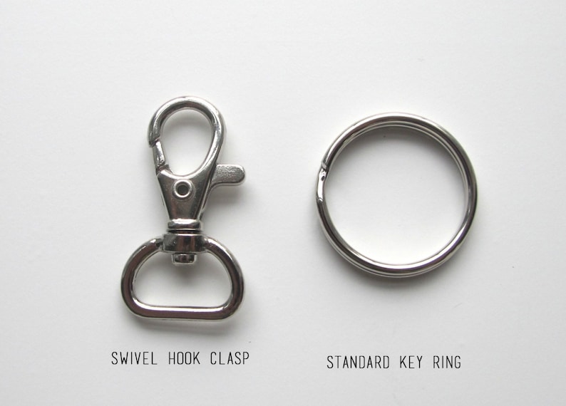 Custom Pink Leather Keychain: Personalized, Monogram Engraved Key Fob ...