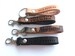 Custom Leather Keychain, Personalized Leather Keychain, GPS Latitude Longitude, Monogrammed, For Men, Anniversary Key Fob, Valentine's Day