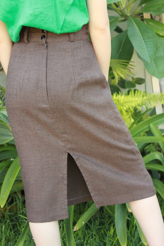 Brown Pencil skirt - image 5