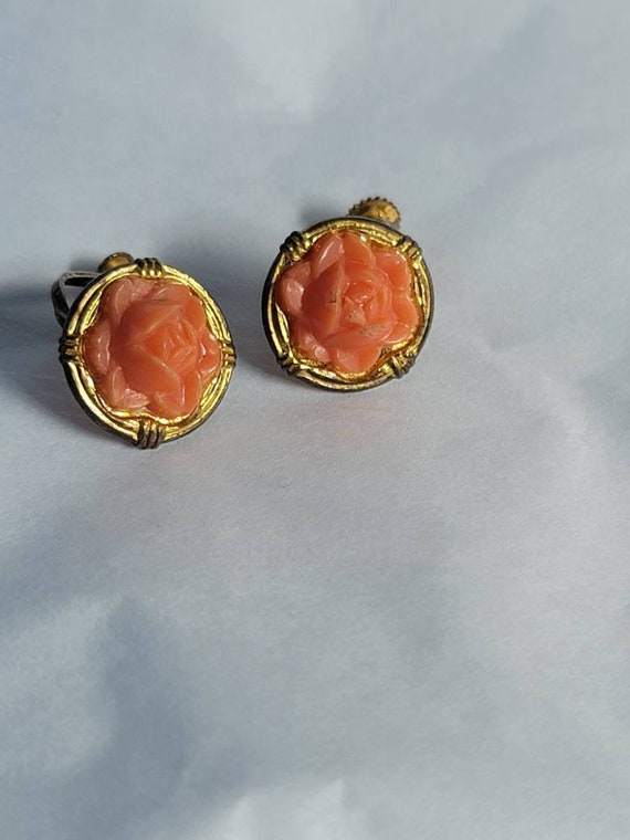 Antique Rose Earrings