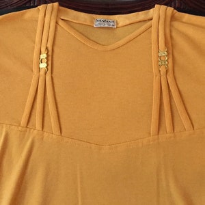 Mustard yellow top