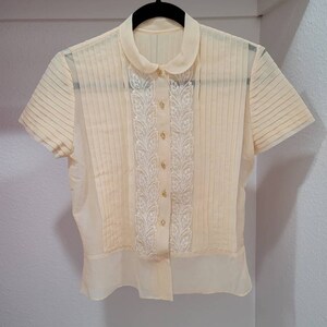 Cream Vintage Blouse
