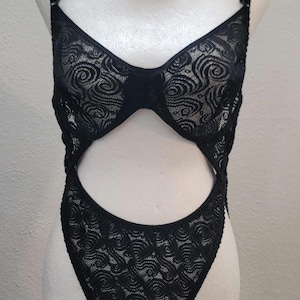 All Black Lingerie Body Suit