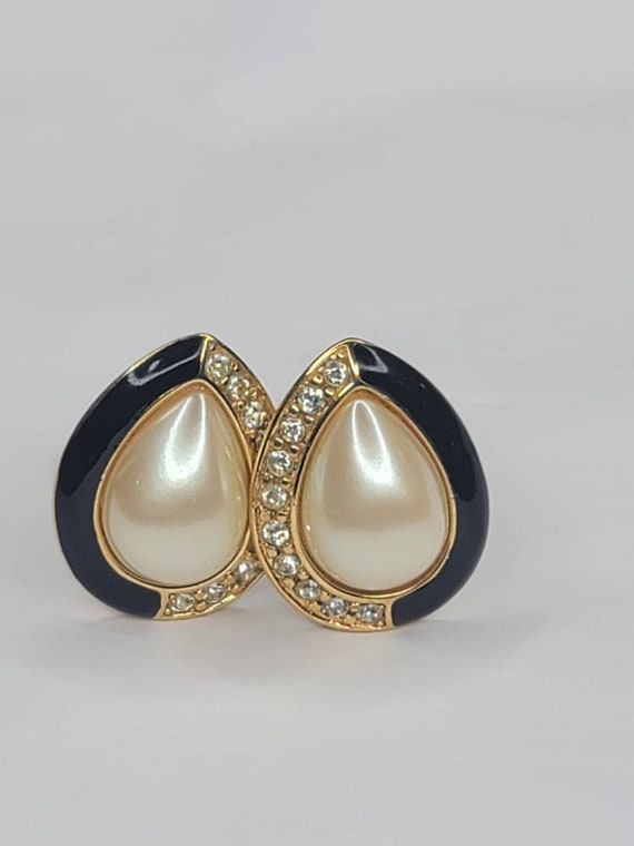 Classy Shiny Vintage Earrings - Etsy display picture 2