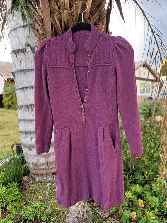 Vintage Purple Dress - image 1