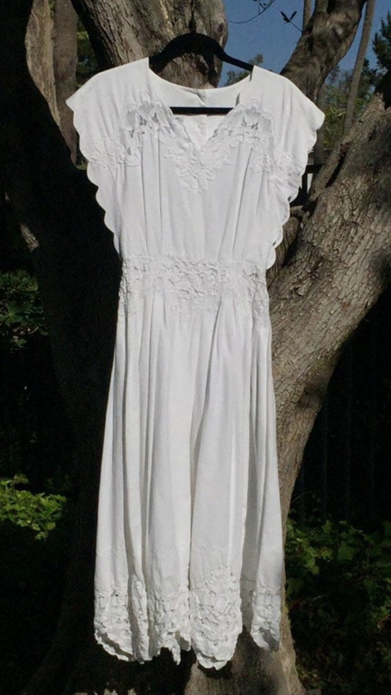 White Cotton Dress