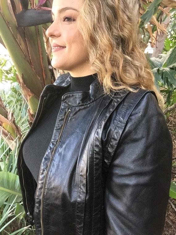 Black Leather Jacket - image 5