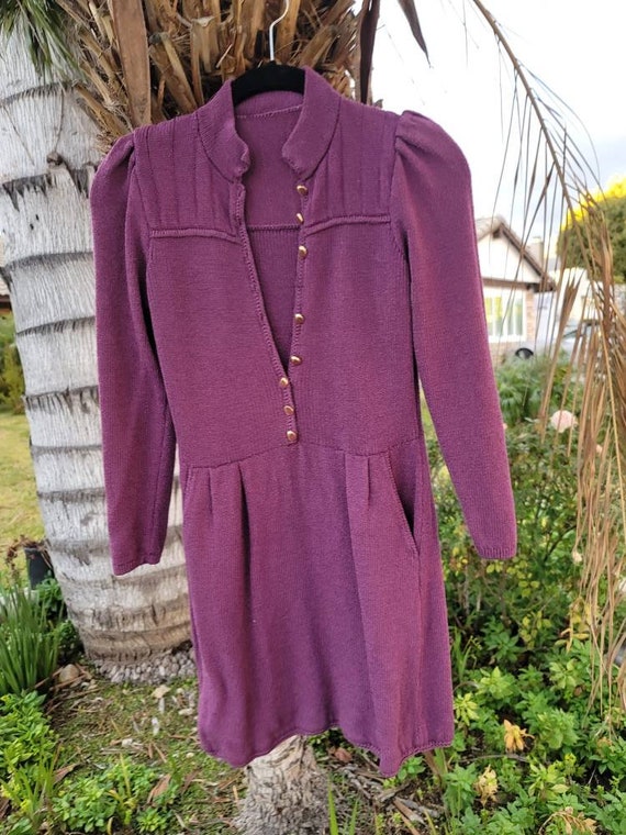 Vintage Purple Dress - image 8