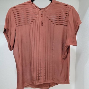 Brown Blouse