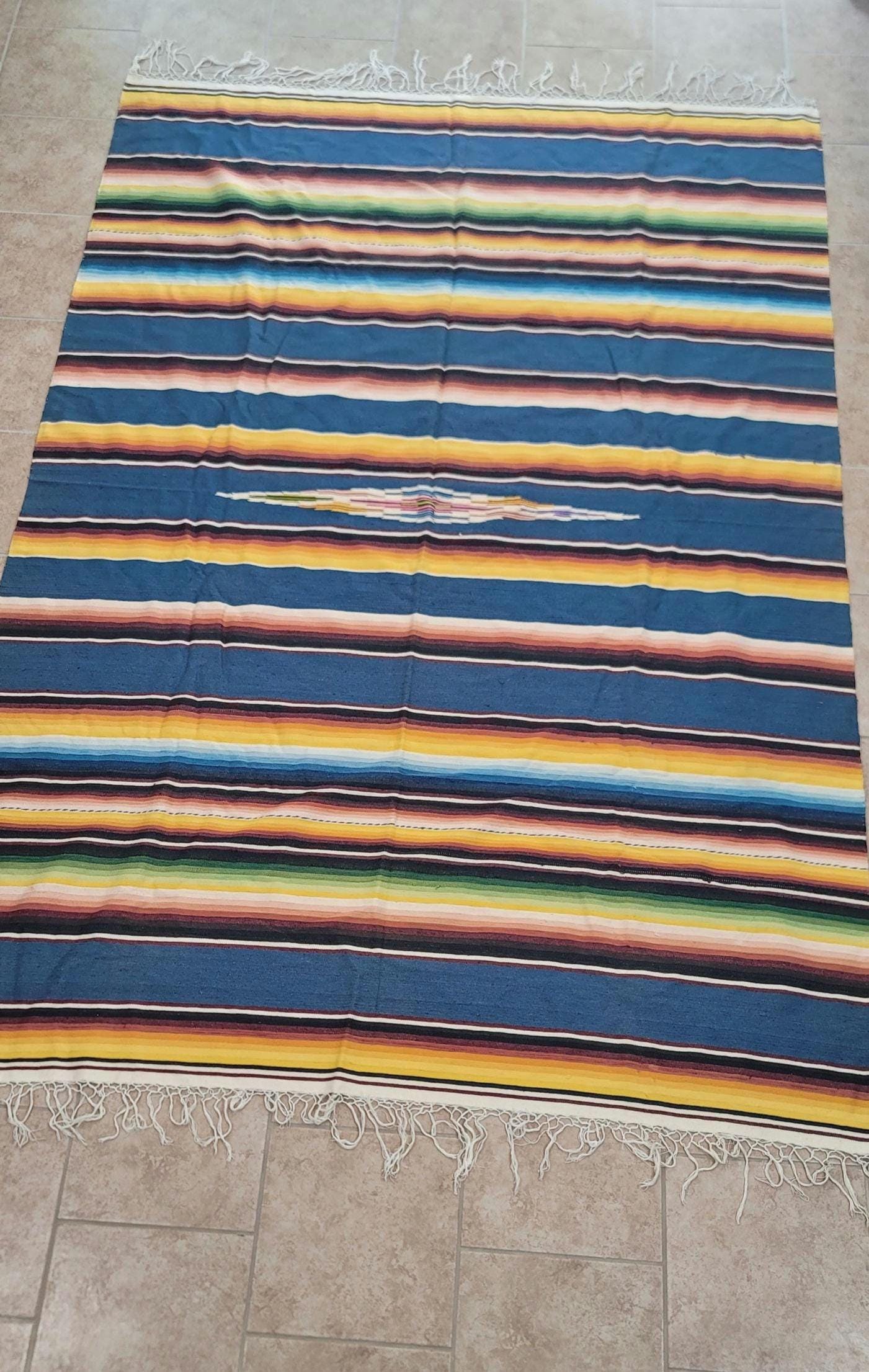 Classic Vintage Saltillo Blanket - Etsy