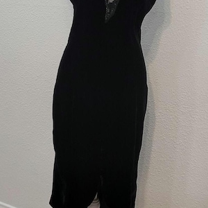 Velvet and Mesh Dress