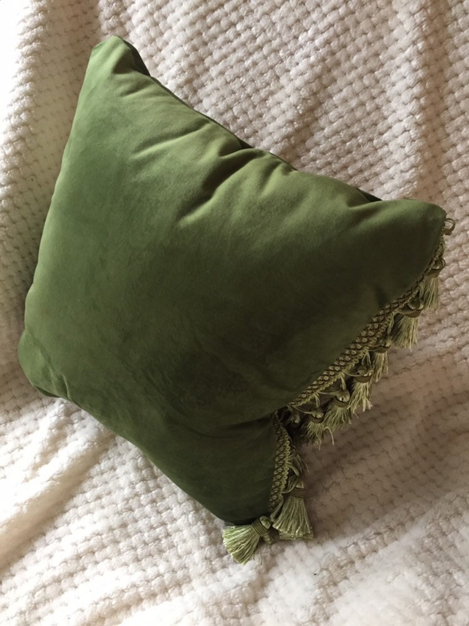 Pillow with tassels Etsy